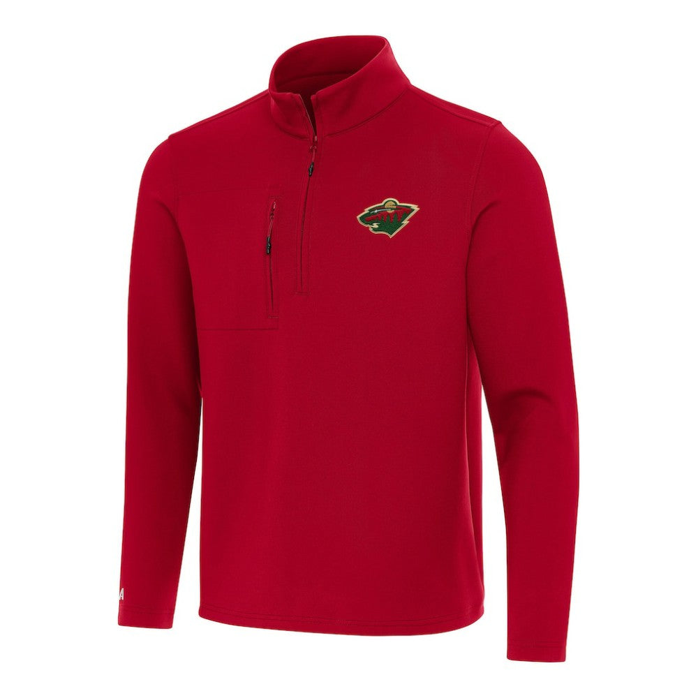 NHL Minnesota Wild Antigua Insider Quarter-Zip Top