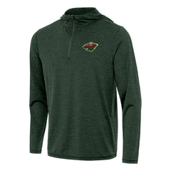 NHL Minnesota Wild Antigua Tidy Quarter-Zip Hoodie