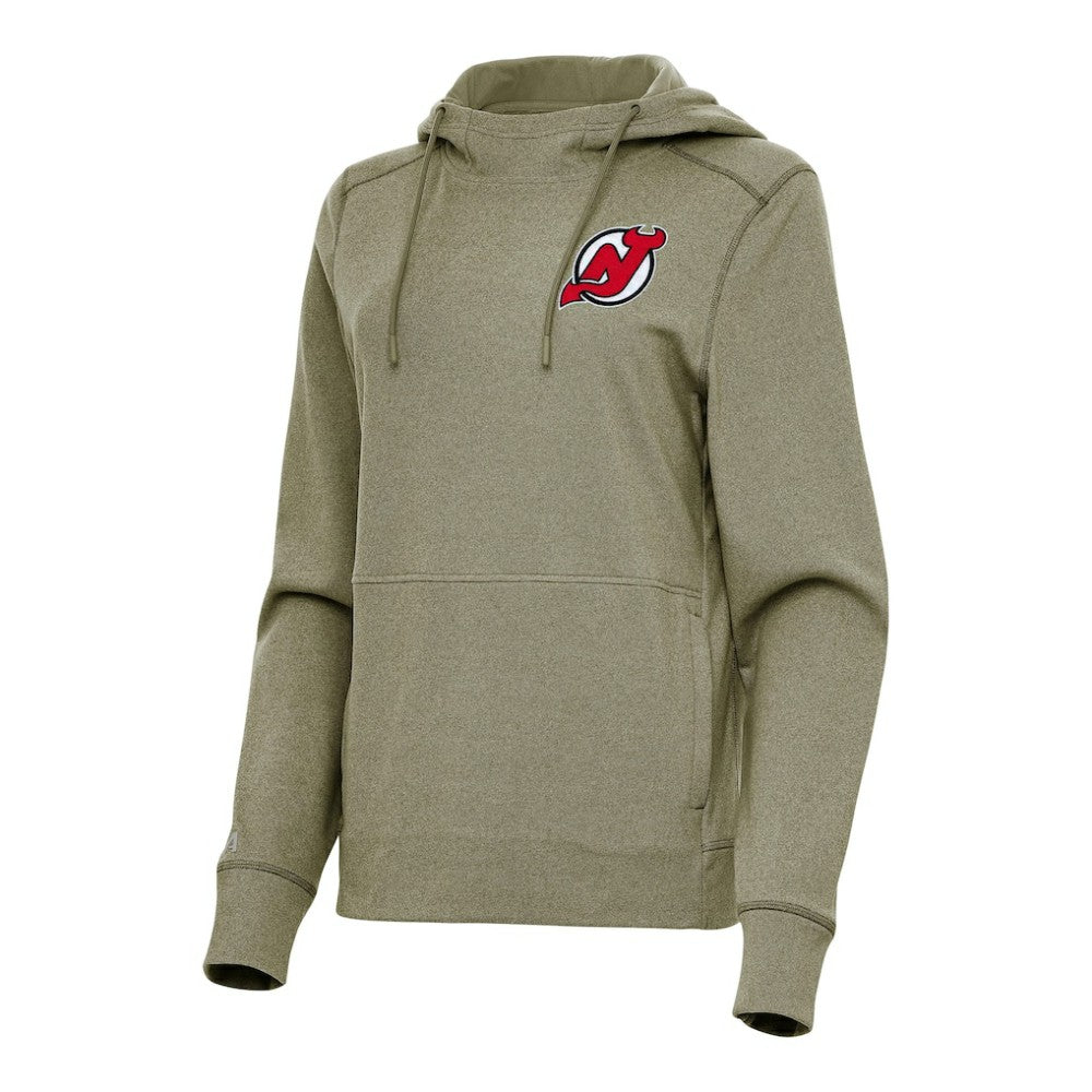 NHL New Jersey Devils Antigua Women's Justice Pullover Hoodie