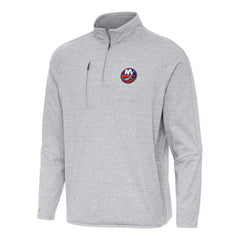 NHL New York Islanders Antigua Certain Quarter-Zip Tri-Blend Sweatshirt