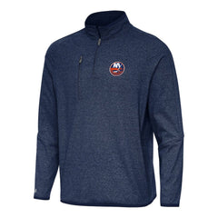 NHL New York Islanders Antigua Certain Quarter-Zip Tri-Blend Sweatshirt