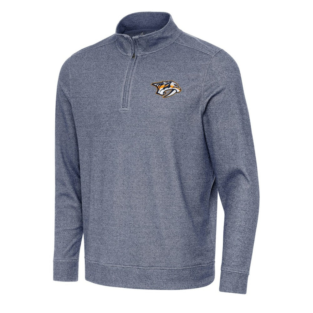 NHL Nashville Predators Antigua Subtle Quarter-Zip Sweatshirt