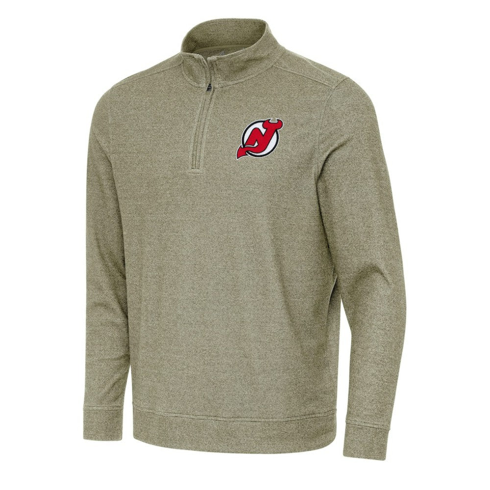 NHL New Jersey Devils Antigua Subtle Quarter-Zip Sweatshirt