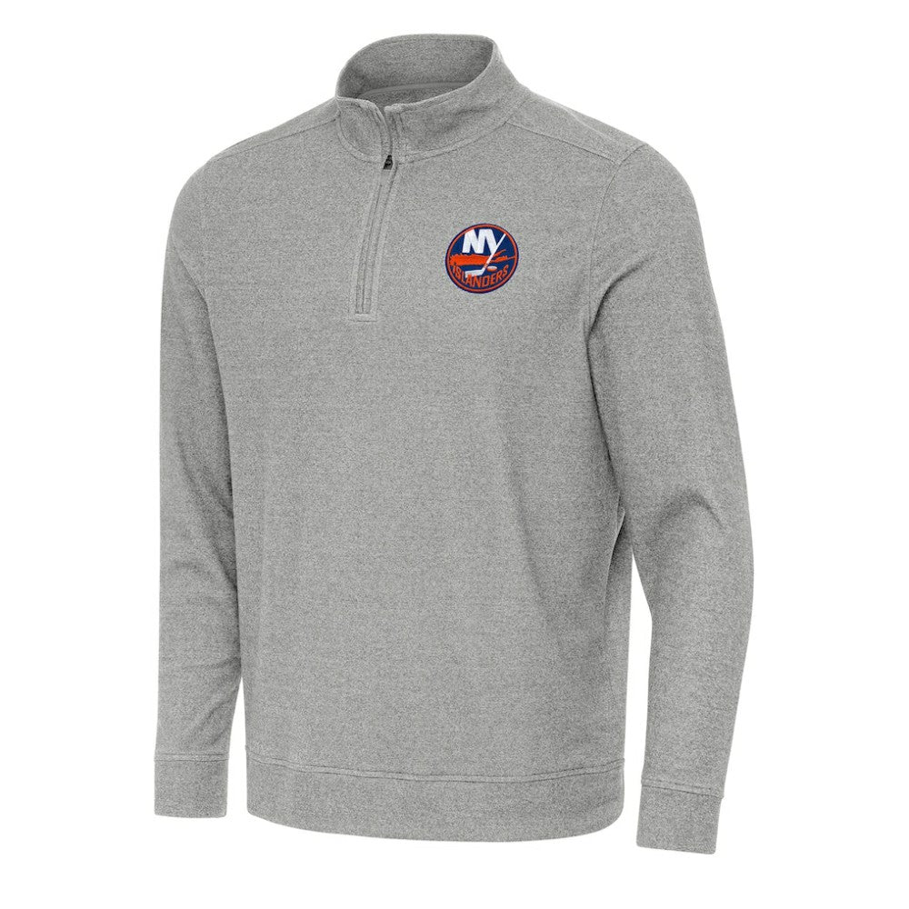 NHL New York Islanders Antigua Subtle Quarter-Zip Sweatshirt