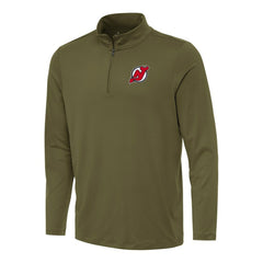 NHL New Jersey Devils Antigua Reprocess Quarter-Zip Top