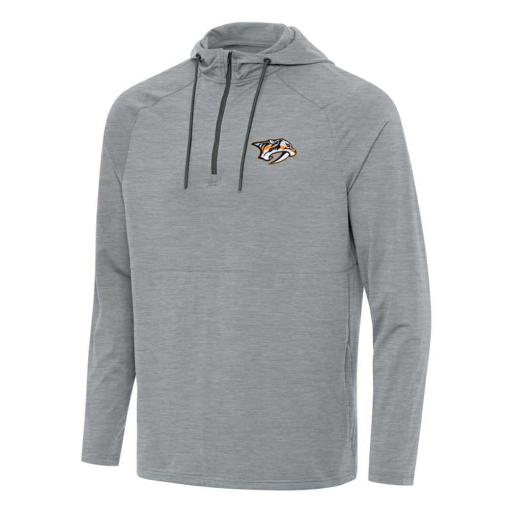 NHL Nashville Predators Antigua Spikes Quarter-Zip Hoodie