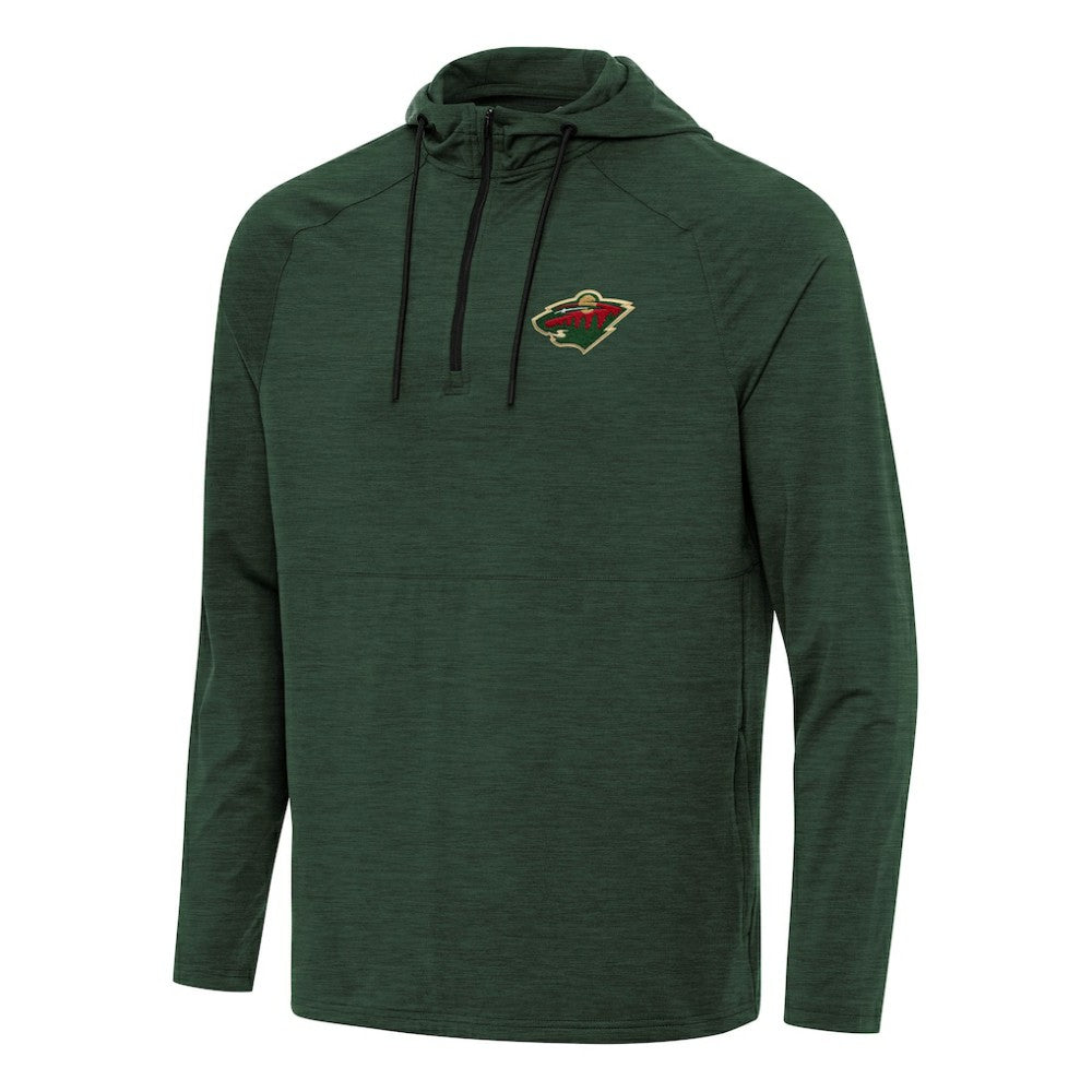 NHL Minnesota Wild Antigua Spikes Quarter-Zip Hoodie