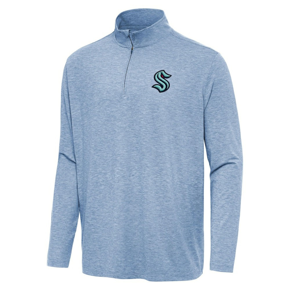 NHL Seattle Kraken Antigua Hunk Quarter-Zip Top
