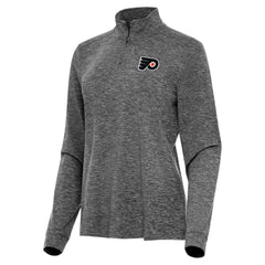NHL Philadelphia Flyers Antigua Women's Mentor Quarter-Zip Mock Long Sleeve Top