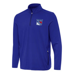 NHL New York Rangers Antigua Perilous Quarter-Zip Sweatshirt
