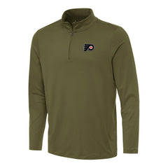 NHL Philadelphia Flyers Antigua Reprocess Quarter-Zip Top