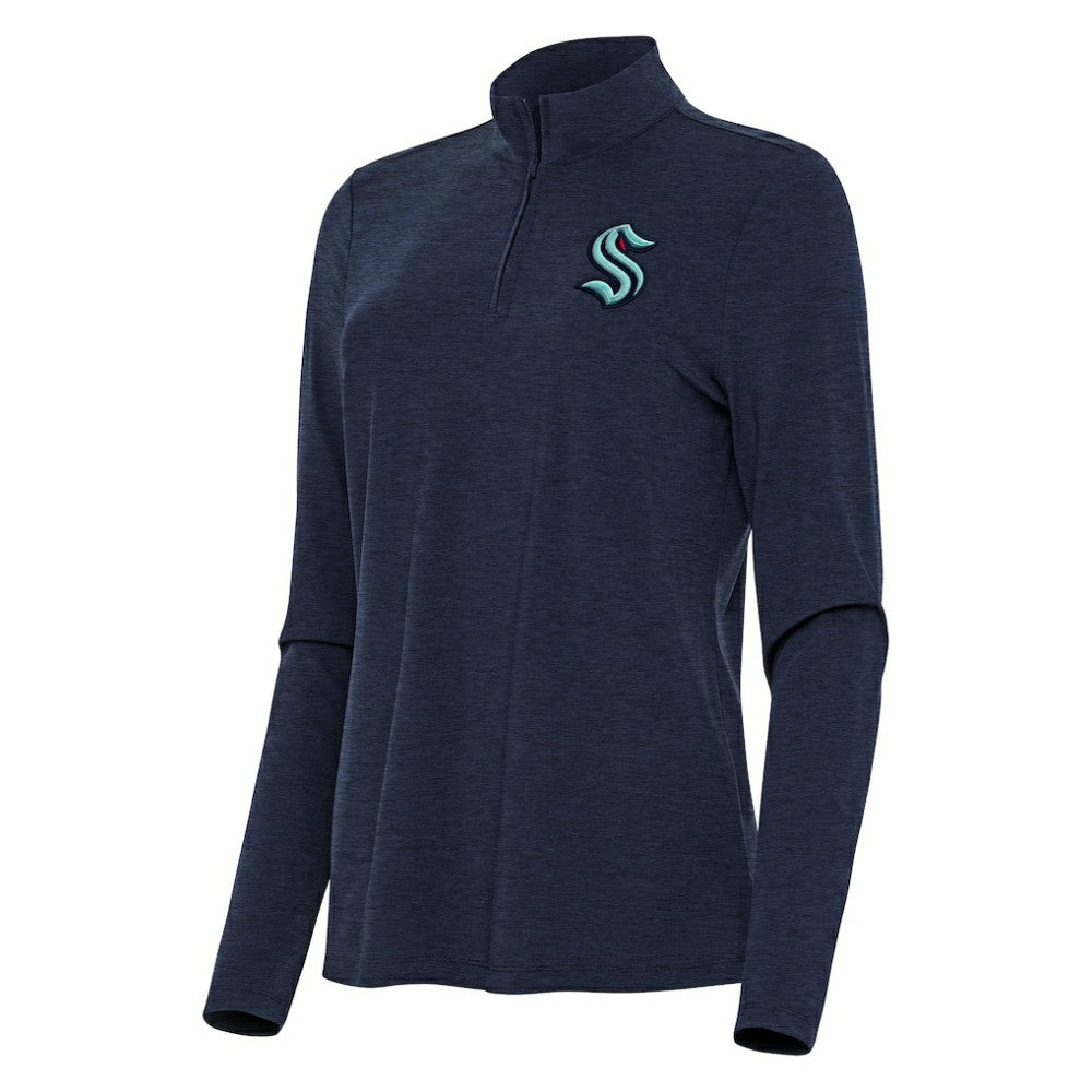 NHL Seattle Kraken Antigua Women's Bright Quarter-Zip Top