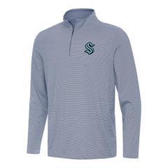 NHL Seattle Kraken Antigua Twine Quarter-Zip Top