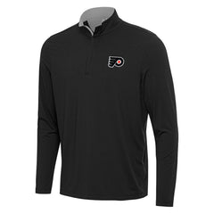 NHL Philadelphia Flyers Antigua Content Quarter-Zip Pullover Top