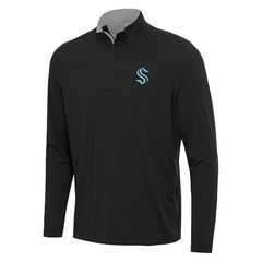 NHL Seattle Kraken Antigua Content Quarter-Zip Pullover Top