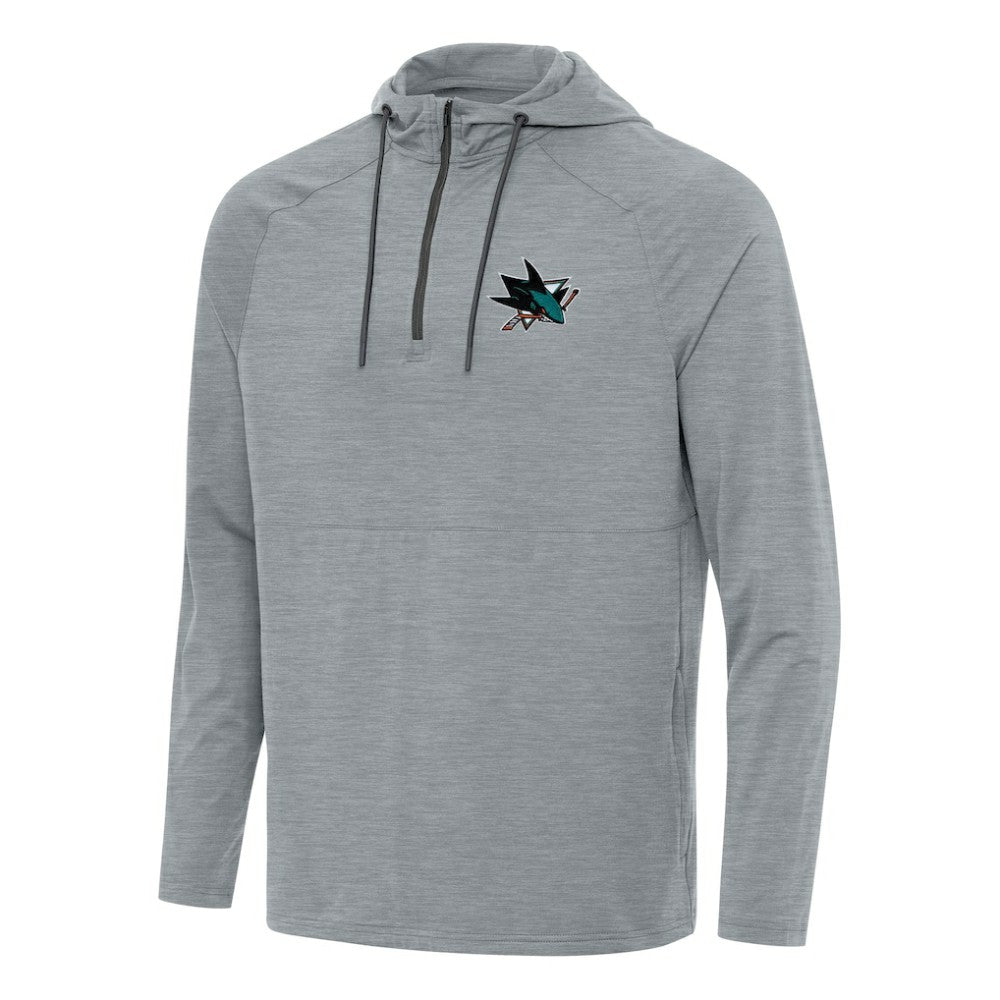 NHL San Jose Sharks Antigua Spikes Quarter-Zip Hoodie