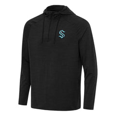 NHL Seattle Kraken Antigua Spikes Quarter-Zip Hoodie
