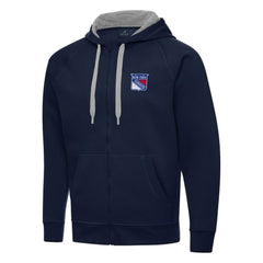 NHL New York Rangers Antigua Big & Tall Victory Full-Zip Hoodie