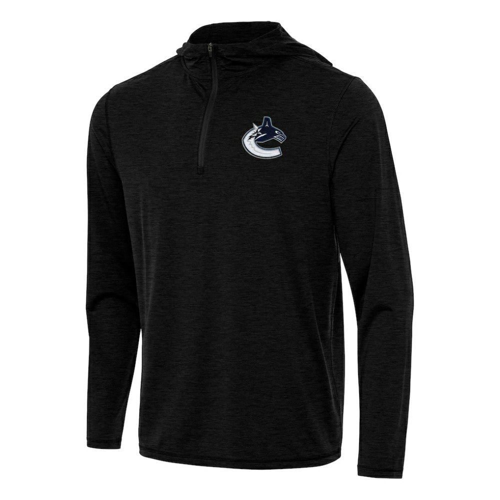 NHL Vancouver Canucks Antigua Tidy Quarter-Zip Hoodie