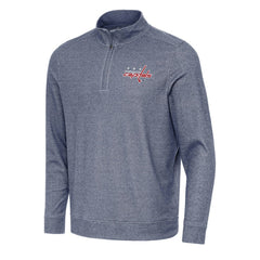 NHL Washington Capitals Antigua Subtle Quarter-Zip Sweatshirt