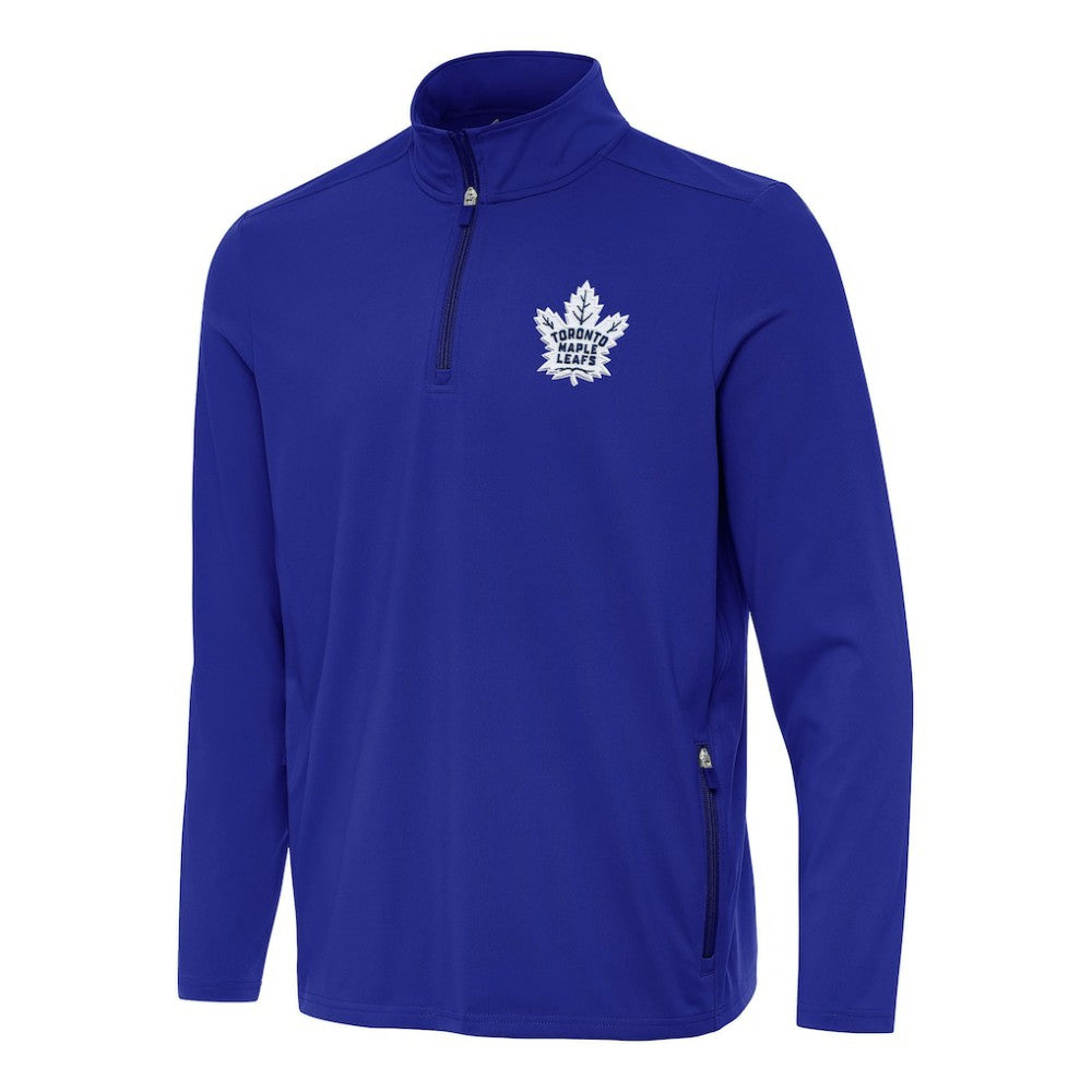NHL Toronto Maple Leafs Antigua Perilous Quarter-Zip Sweatshirt