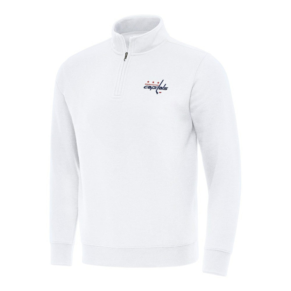NHL Washington Capitals Antigua Victory Quarter-Zip Mock Sweatshirt