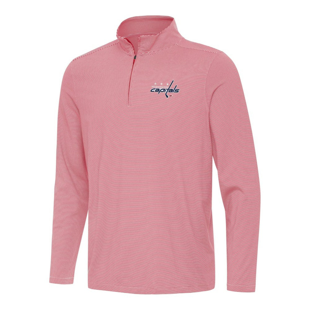 NHL Washington Capitals Antigua Twine Quarter-Zip Top