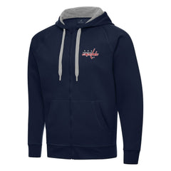 NHL Washington Capitals Antigua Big & Tall Victory Full-Zip Hoodie