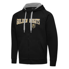 NHL Vegas Golden Knights Antigua Big & Tall Victory Full-Zip Hoodie