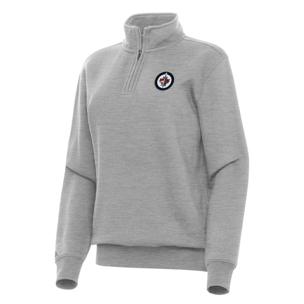NHL Winnipeg Jets Antigua Women's Victory Quarter-Zip Sweatshirt