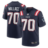 Caedan Wallace Game Jersey - New England Patriots Jerseys