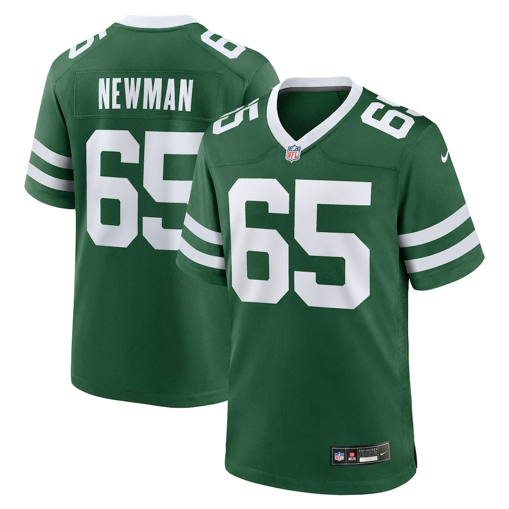 Xavier Newman Team Game Jersey - New York Jets Jerseys