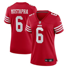 Malik Mustapha Women's Team Game Jersey - San Francisco 49ers Jerseys