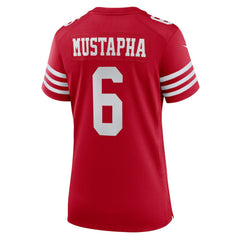 Malik Mustapha Women's Team Game Jersey - San Francisco 49ers Jerseys