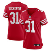 Isaac Guerendo Women's Team Game Jersey - San Francisco 49ers Jerseys