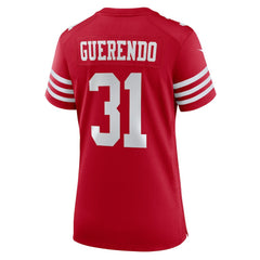 Isaac Guerendo Women's Team Game Jersey - San Francisco 49ers Jerseys