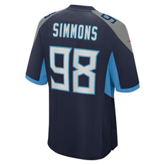 Jeffery Simmons Game Jersey - Tennessee Titans Jerseys