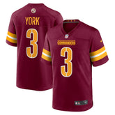 Cade York Game Jersey - Washington Commanders Jerseys