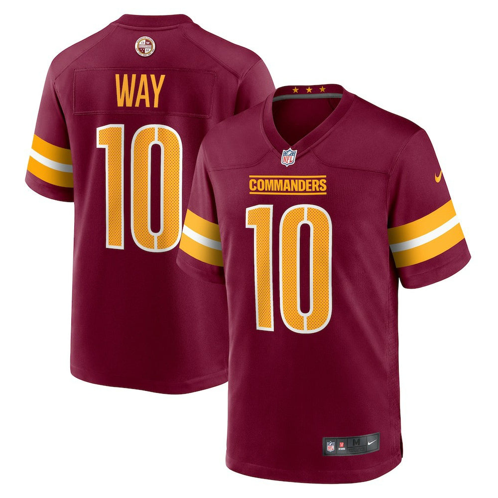 Tress Way Game Jersey - Washington Commanders Jerseys
