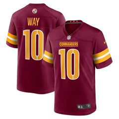 Tress Way Game Jersey - Washington Commanders Jerseys