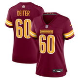 Michael Deiter Women's Team Game Jersey - Washington Commanders Jerseys