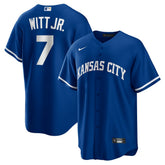 Rush Blue Bobby Witt Jr. Kansas City Royals Nike Alternate 2 Replica Jersey