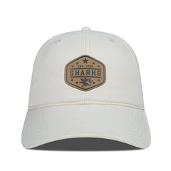 NHL San Jose Sharks Men's Levelwear Faux Leather Patch Unstructured Adjustable Hat