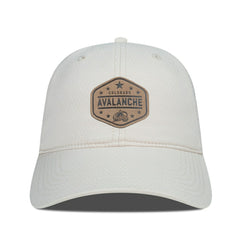 NHL Colorado Avalanche Men's Levelwear Faux Leather Patch Unstructured Adjustable Hat