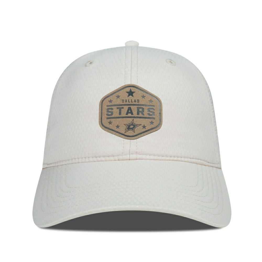 NHL Dallas Stars Men's Levelwear Faux Leather Patch Unstructured Adjustable Hat
