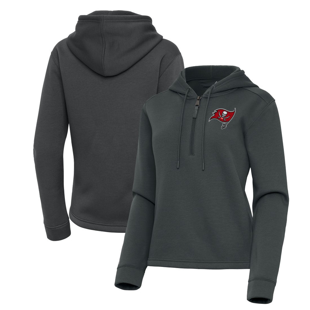 Antigua Women's Contemporary Quarter-Zip Hoodie - Tampa Bay Buccaneers Hoodies