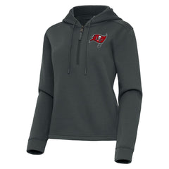 Antigua Women's Contemporary Quarter-Zip Hoodie - Tampa Bay Buccaneers Hoodies