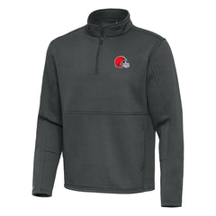 Antigua Twist Quarter-Zip Pullover Jacket - Cleveland Browns Pullover