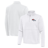 Antigua Twist Quarter-Zip Pullover Jacket - Denver Broncos Pullover