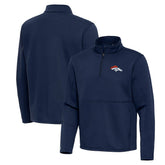 Antigua Twist Quarter-Zip Pullover Jacket - Denver Broncos Pullover